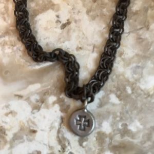 Sterling silver cross necklace